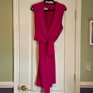 Fuchsia Wrap Dress, size 16W